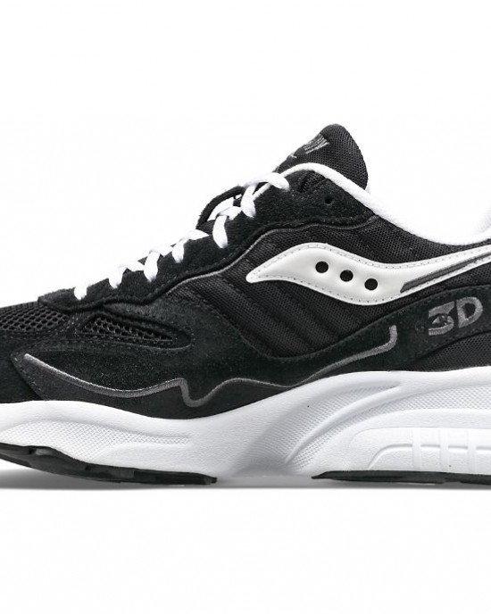 Saucony 3d Grid Hurricane Black White Men