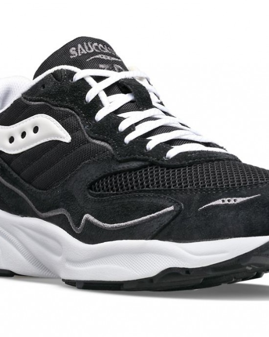 Saucony 3d Grid Hurricane Black White Men