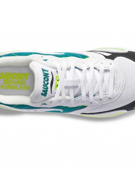 Saucony 3d Grid Hurricane White Green Men