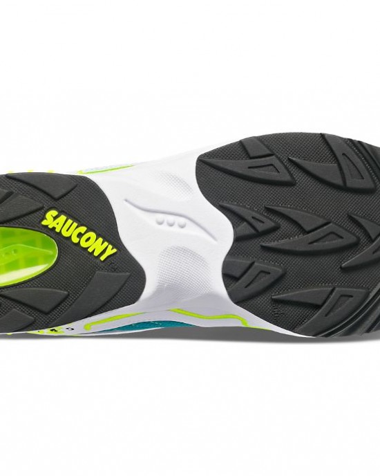 Saucony 3d Grid Hurricane White Green Men