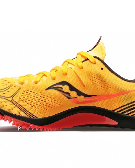 Saucony Endorphin 3 Spike Gold Red Men