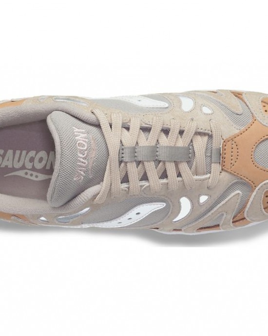 Saucony Grid Azura 2000 Premium Beige Silver Men