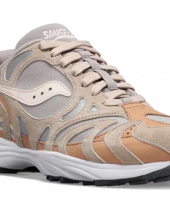 Saucony Grid Azura 2000 Premium Beige Silver Men