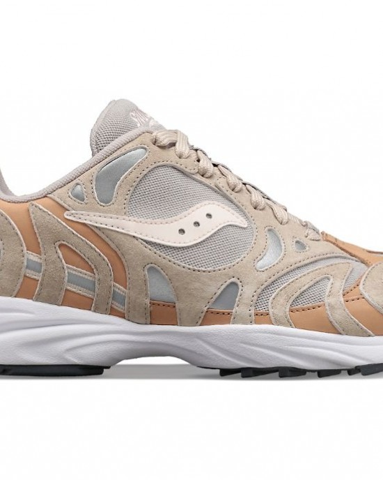 Saucony Grid Azura 2000 Premium Beige Silver Men