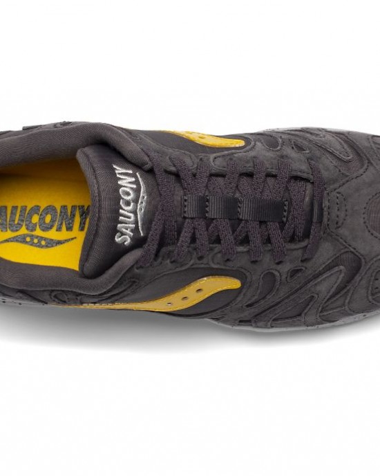 Saucony Grid Azura 2000 Black Yellow Men