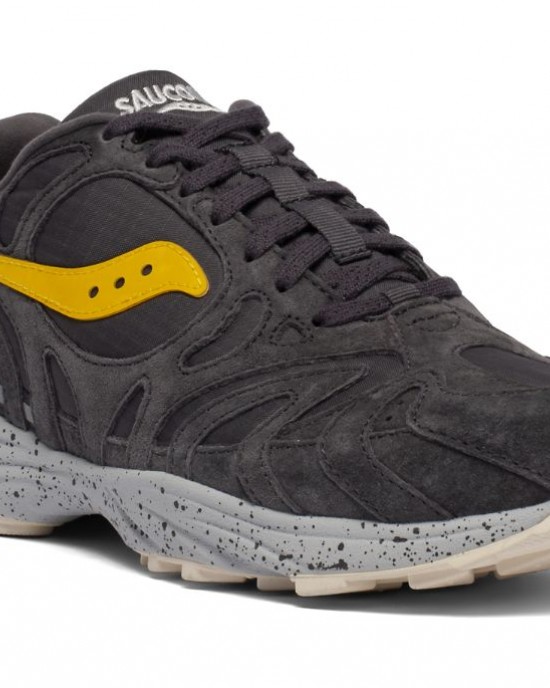 Saucony Grid Azura 2000 Black Yellow Men