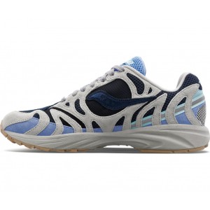 Saucony Grid Azura 2000 Grey Dark Blue Men