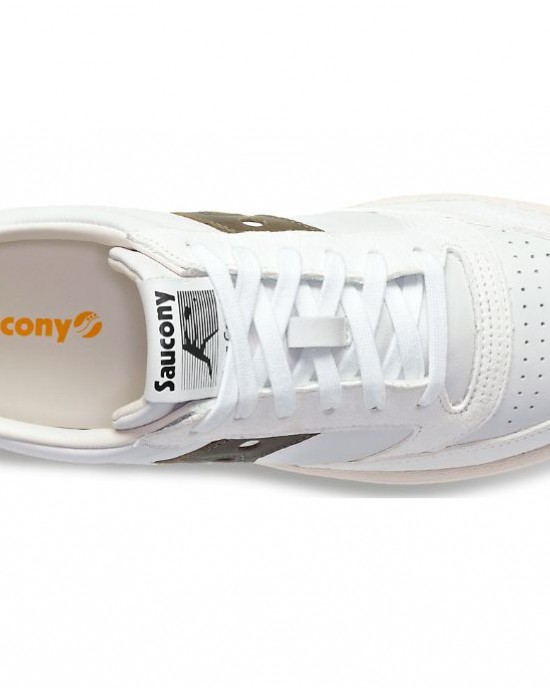 Saucony Jazz Court Premium White White Green Men