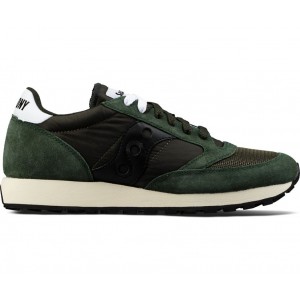 Saucony Jazz Original Vintage Dark Green Black Men