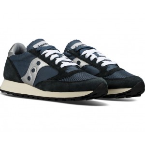 Saucony Jazz Original Vintage Blue Navy Silver Men