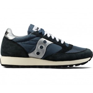 Saucony Jazz Original Vintage Blue Navy Silver Men