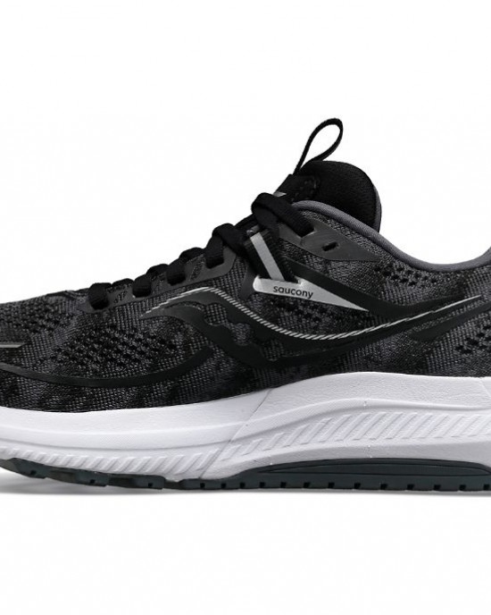 Saucony Omni 21 Wide Black White Men