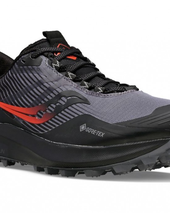 Saucony Peregrine 12 Gtx Grey Black Men