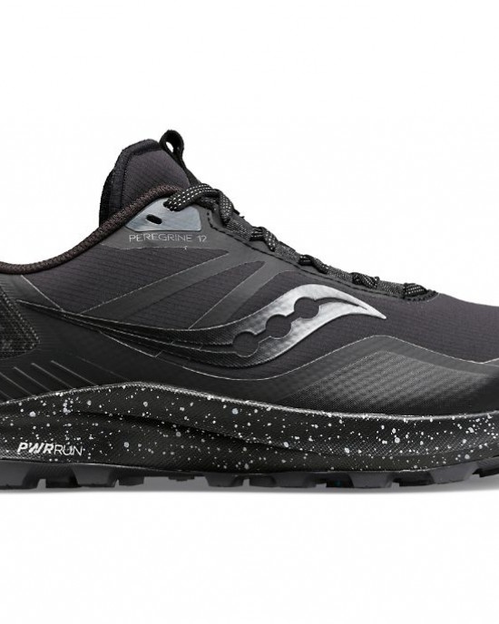 Saucony Peregrine Ice+ 3 Black Grey Men