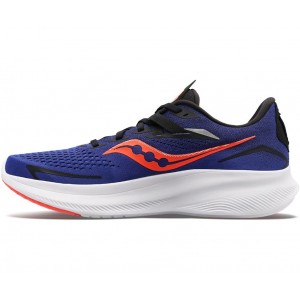 Saucony Ride 15 Wide Blue Red Men