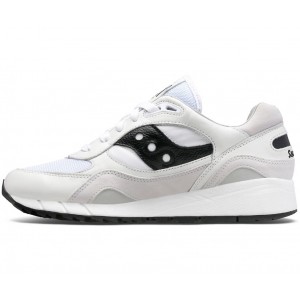 Saucony Shadow 6000 Premium White Black Men