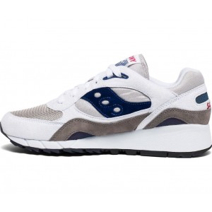 Saucony Shadow 6000 White Grey Navy Men