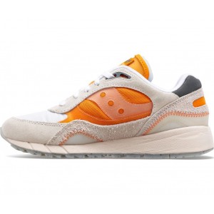 Saucony Shadow 6000 Transparent White Orange Men