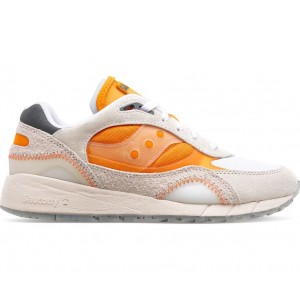 Saucony Shadow 6000 Transparent White Orange Men