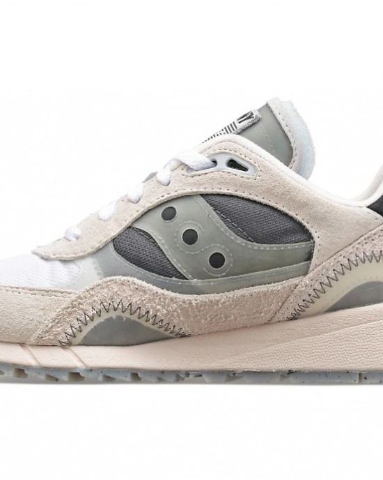 Saucony Shadow 6000 Transparent White Dark Grey Men