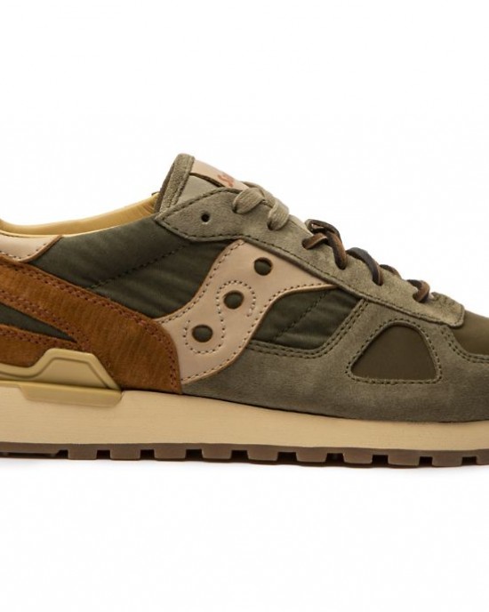 Saucony Shadow Green Brown Men