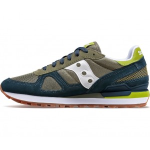 Saucony Shadow Navy Green Men