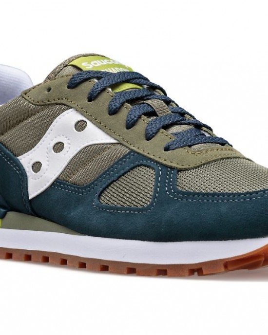 Saucony Shadow Navy Green Men