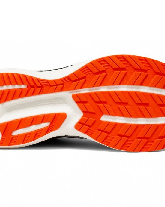 Saucony Triumph 19 Wide Grey Orange Men