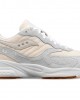 Saucony 3d Grid Hurricane Blank Canvas Beige White Women