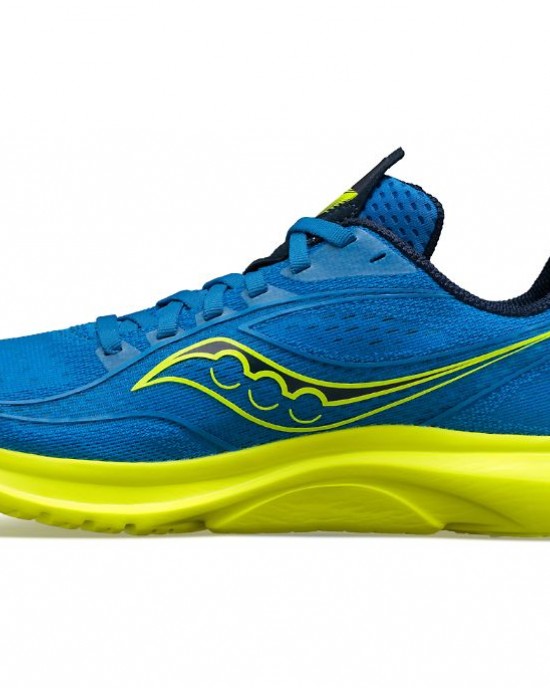 Saucony Boston Kinvara 13 Blue Yellow Women