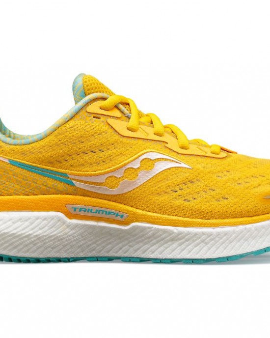 Saucony Bottomless Love Triumph 19 Yellow Women