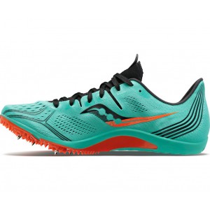 Saucony Endorphin 3 Spike Mint Black Women