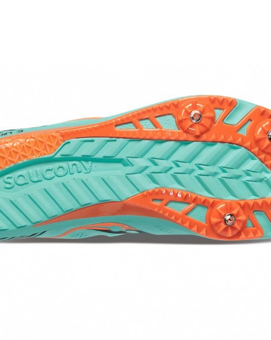 Saucony Endorphin 3 Spike Mint Black Women