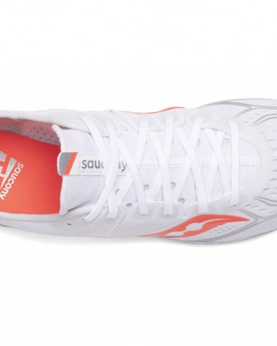 Saucony Endorphin 3 Spike White Red Women