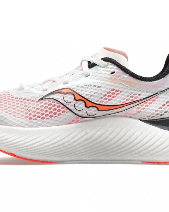 Saucony Endorphin Pro 3 White Black Red Women