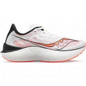 Saucony Endorphin Pro 3 White Black Red Women