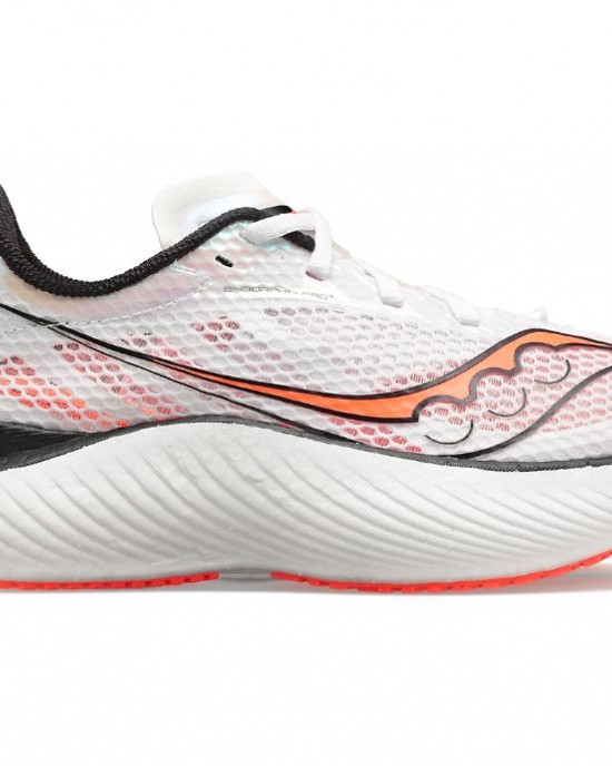 Saucony Endorphin Pro 3 White Black Red Women