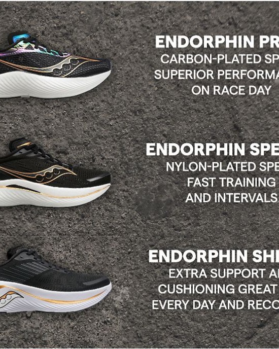 Saucony Endorphin Shift 3 Black Gold Women