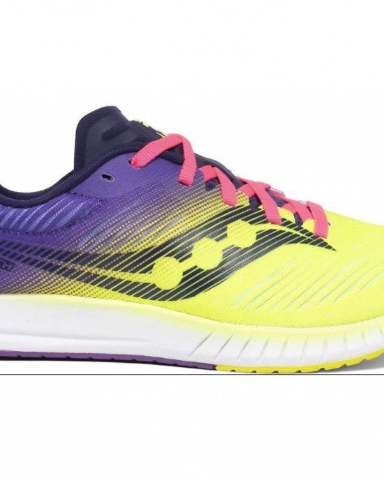 Saucony Fastwitch 9 Purple Yellow Women