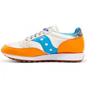 Saucony Fiona Jazz 81 Beige Orange Women