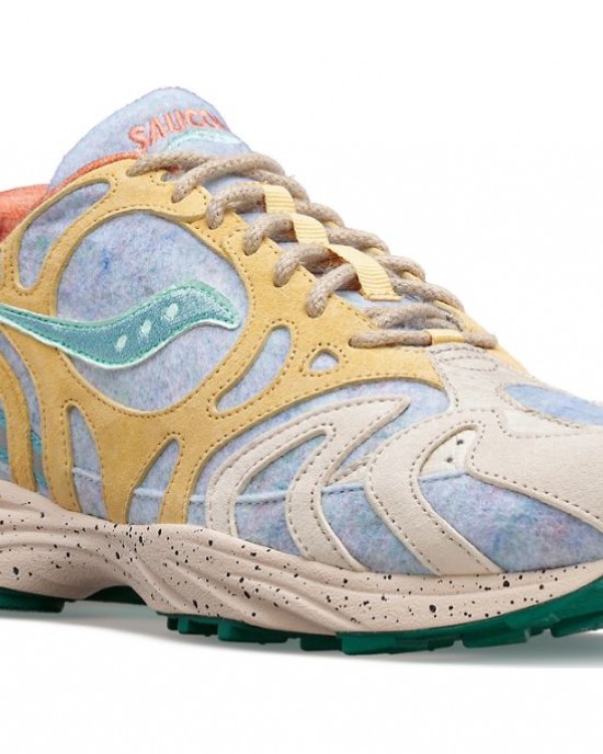 Saucony Grid Azura 2000 Felt Grey Multicolor Women