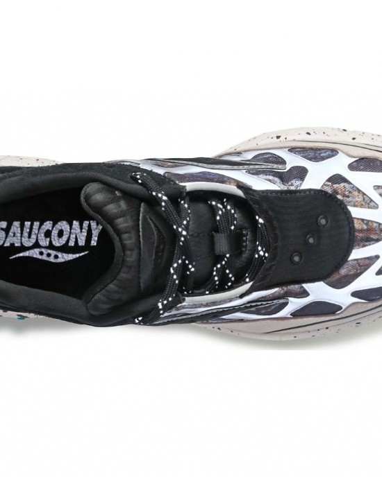 Saucony Grid Web Reflect Camo Grey Black Women