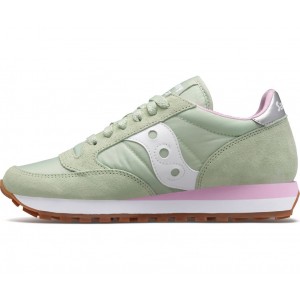 Saucony Jazz Green White Women