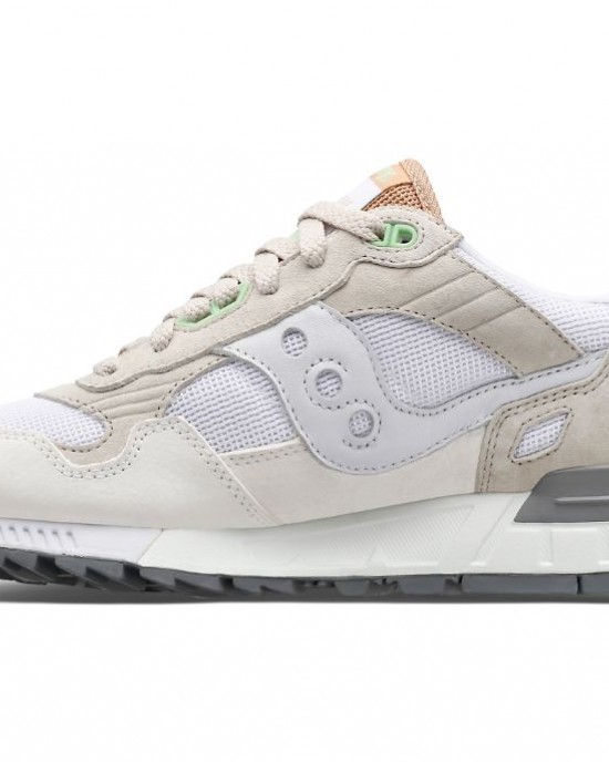 Saucony Shadow 5000 White Light Grey Women