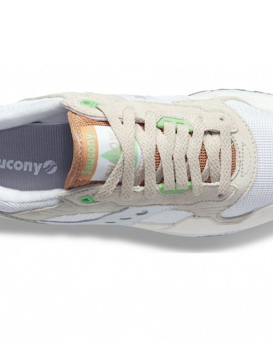 Saucony Shadow 5000 White Light Grey Women