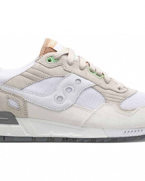 Saucony Shadow 5000 White Light Grey Women