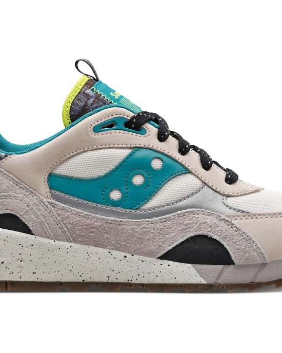 Saucony Shadow 6000 Camo Reflective Grey Black Beige Women