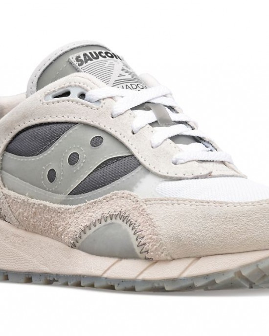 Saucony Shadow 6000 Transparent White Dark Grey Women