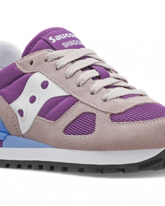 Saucony Shadow Light Grey Purple Women