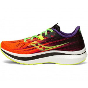 Saucony Vizipro Endorphin Pro 2 Orange Purple Women